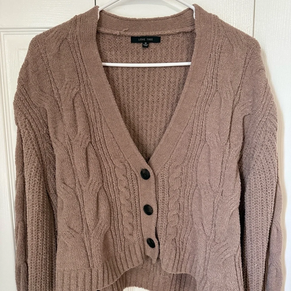 Cable Knit Cardigan - Picture 2 of 4